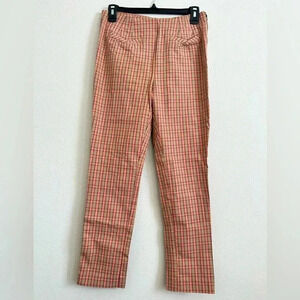Anthropologie Plaid Skinny Pants | size 2